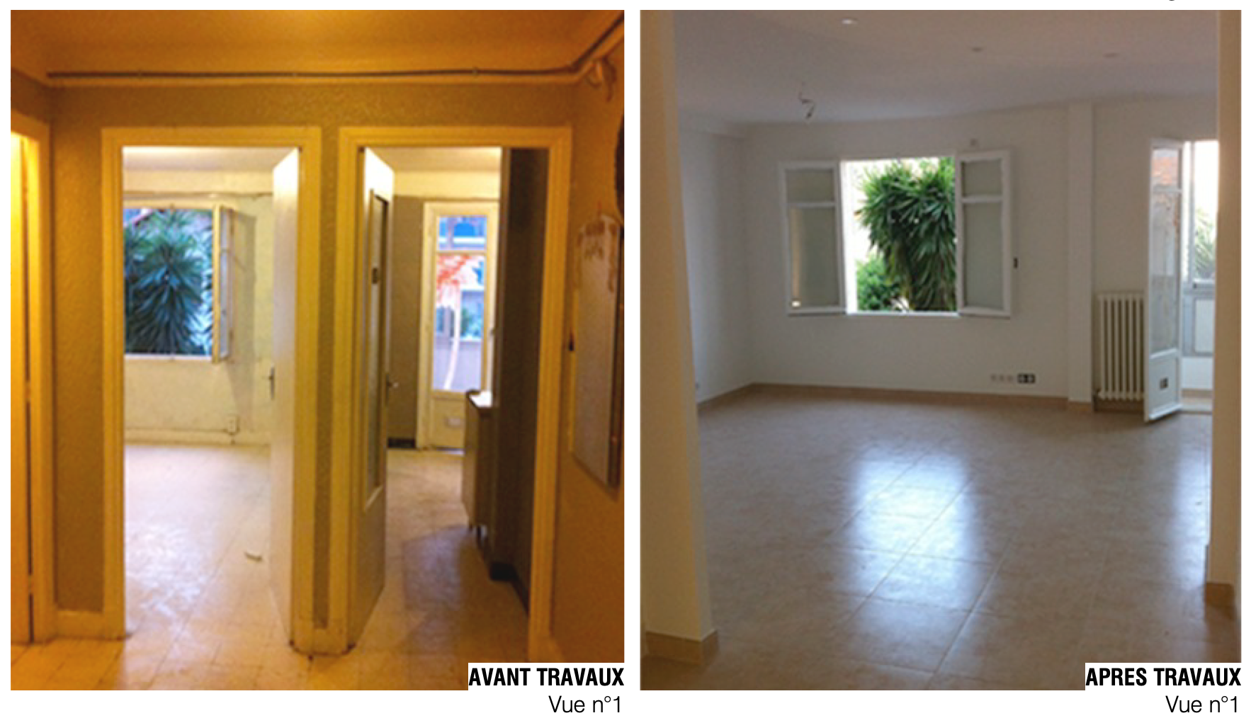 Rénovation d'un appartement de type 3, Les Marguerites